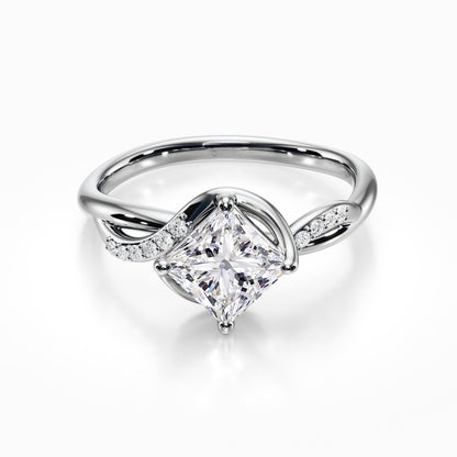 Vintage Twisted Pave Ring