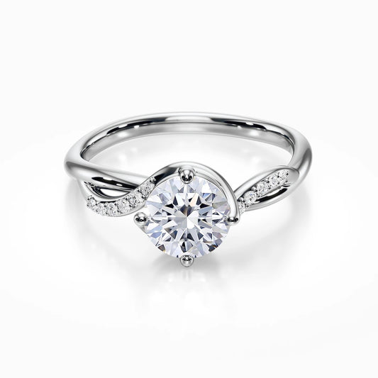 Vintage Twisted Pave Ring