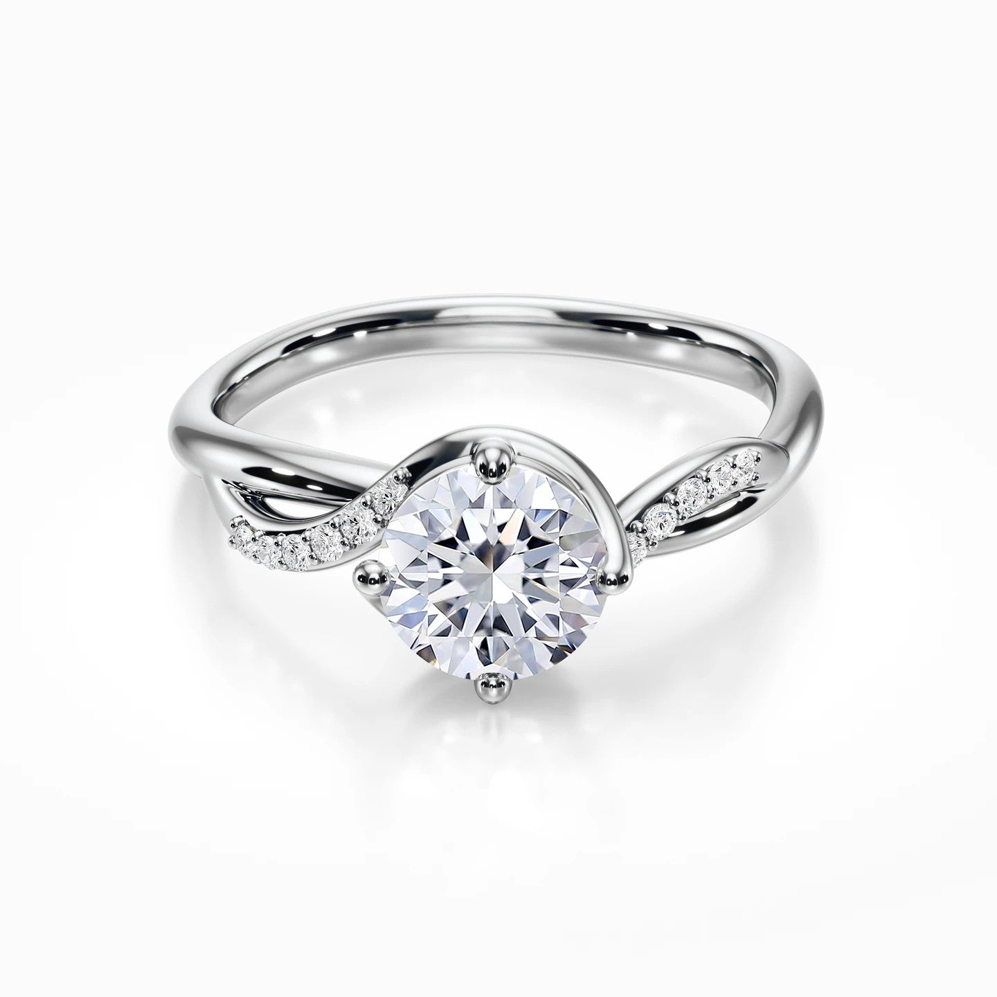 Vintage Twisted Pave Ring