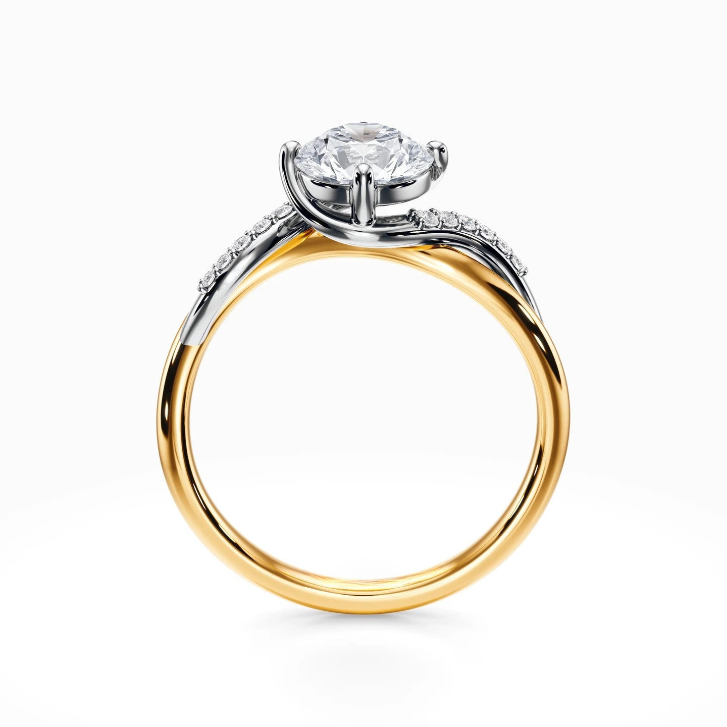Vintage Twisted Pave Ring