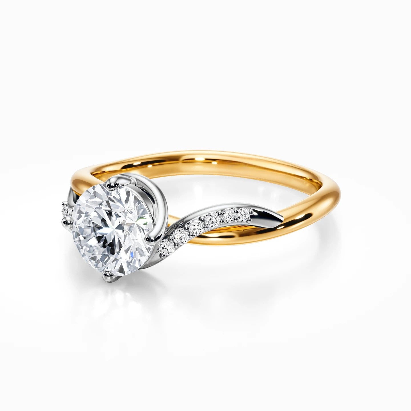 Vintage Twisted Pave Ring