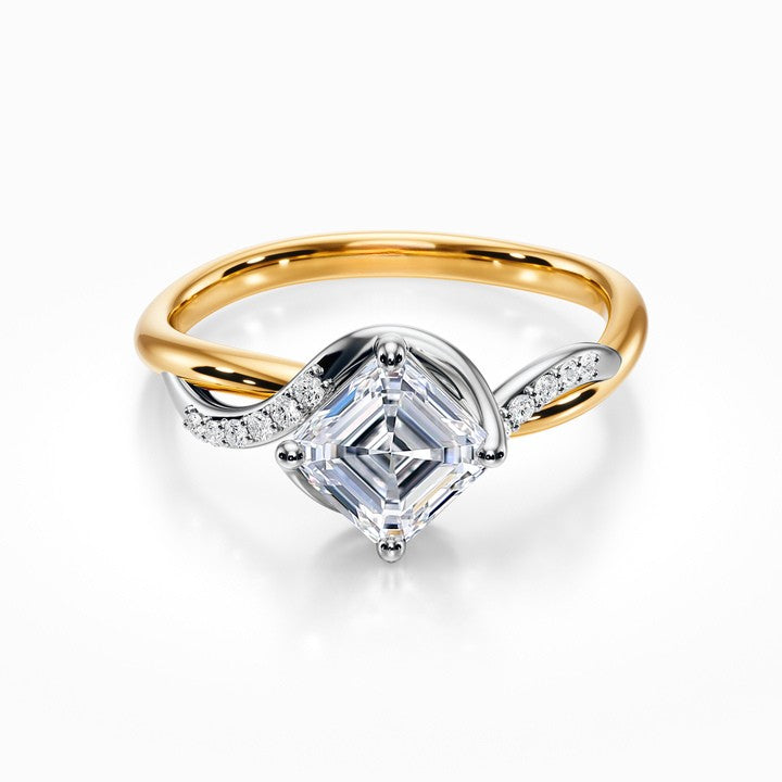 Vintage Twisted Pave Ring