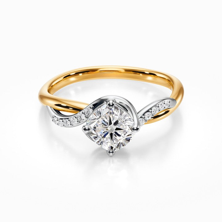 Vintage Twisted Pave Ring