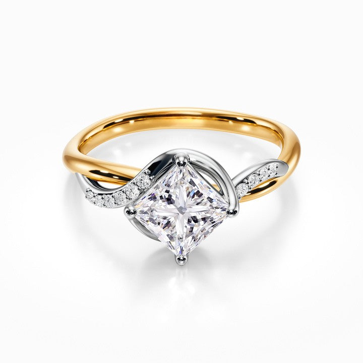 Vintage Twisted Pave Ring
