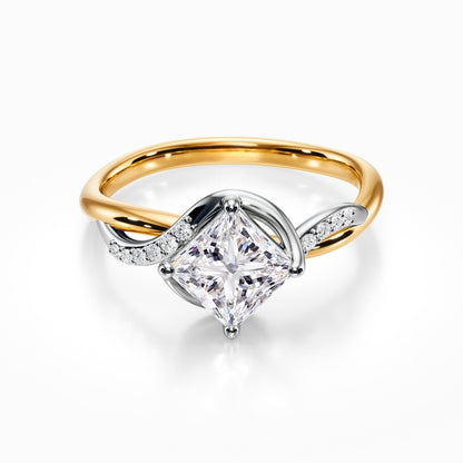 Vintage Twisted Pave Ring