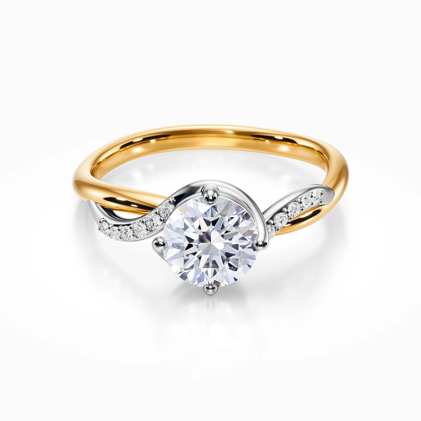 Vintage Twisted Pave Ring