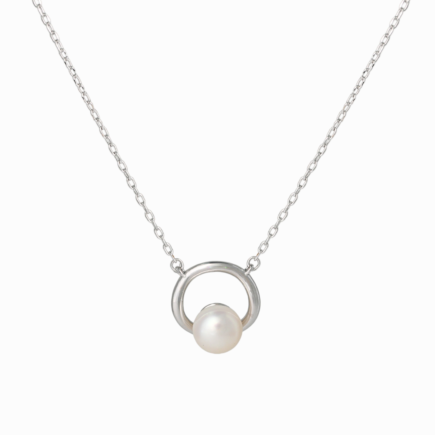 Orbiting Pearl Necklace