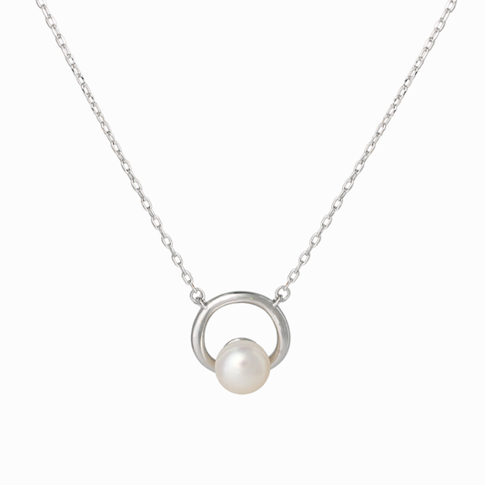 Orbiting Pearl Necklace