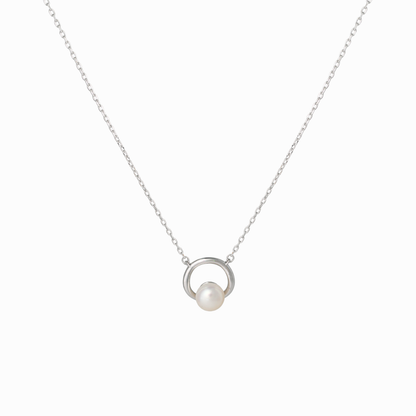 Orbiting Pearl Necklace