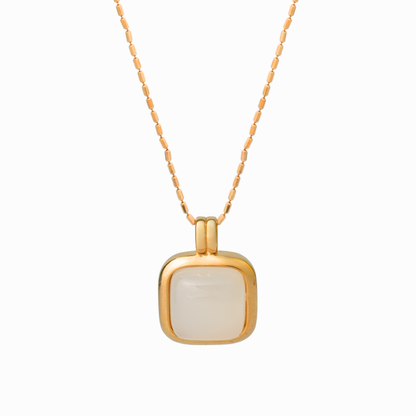 Agate Horizon Pendant Necklace