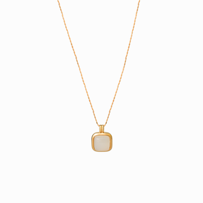 Agate Horizon Pendant Necklace