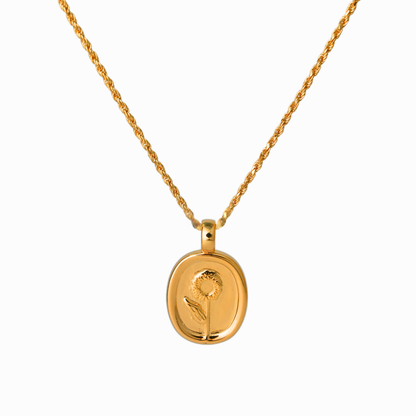 Solflower Pendant Necklace