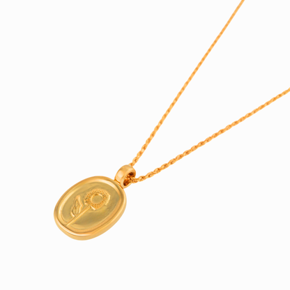 Solflower Pendant Necklace