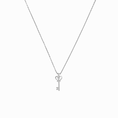 Heart Key Pendant Necklace